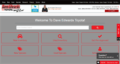 Desktop Screenshot of daveedwardstoyota.com